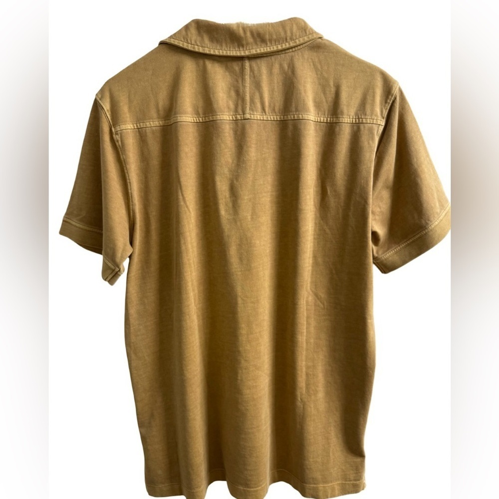 BANANA REPUBLIC BROWN POLO SHIRT BROWN MEN’S SIZE: M 100% COTTON - Picture 7 of 8